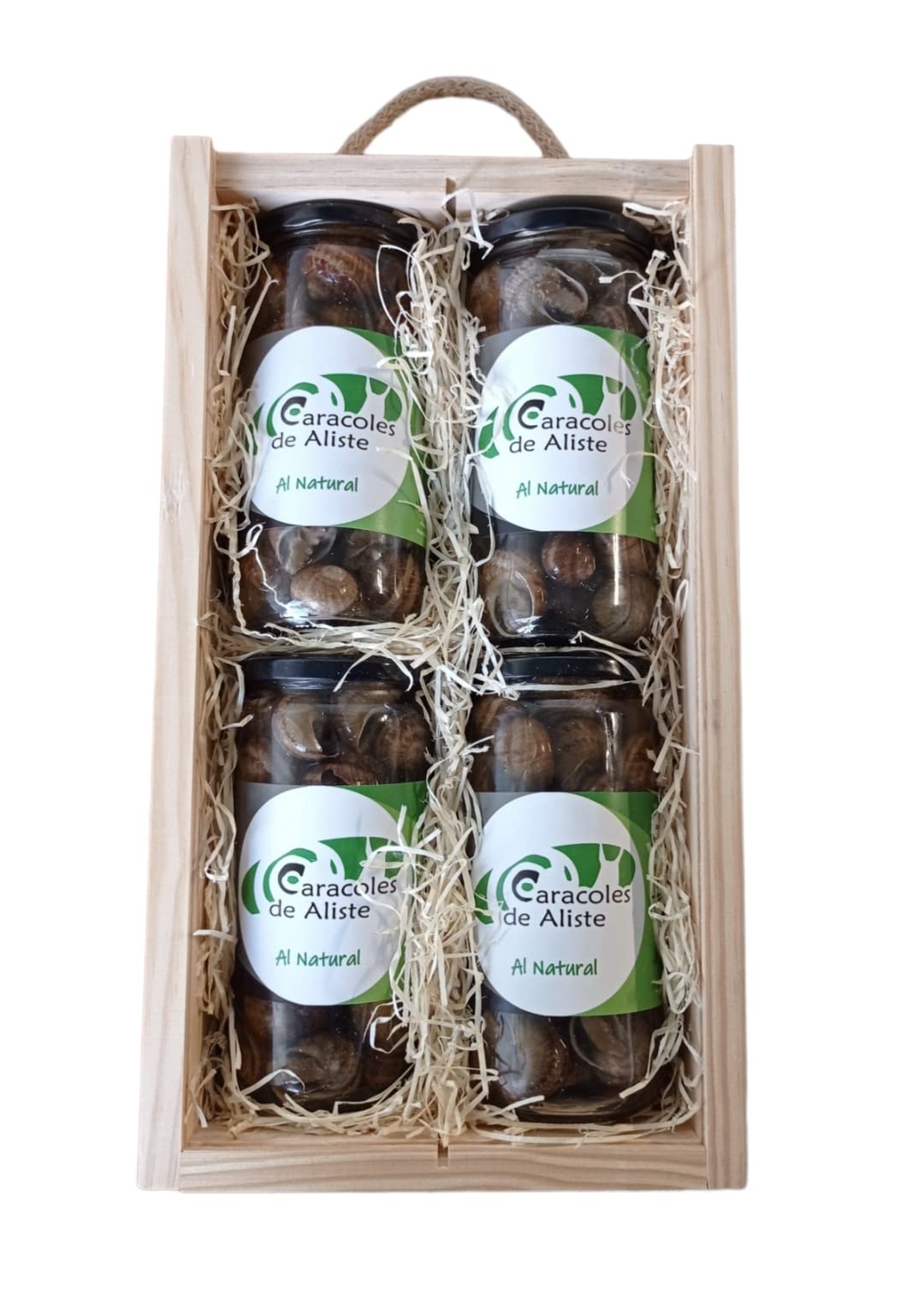 Caja Regalo Caracoles cocidos al natural PACK 4 UD