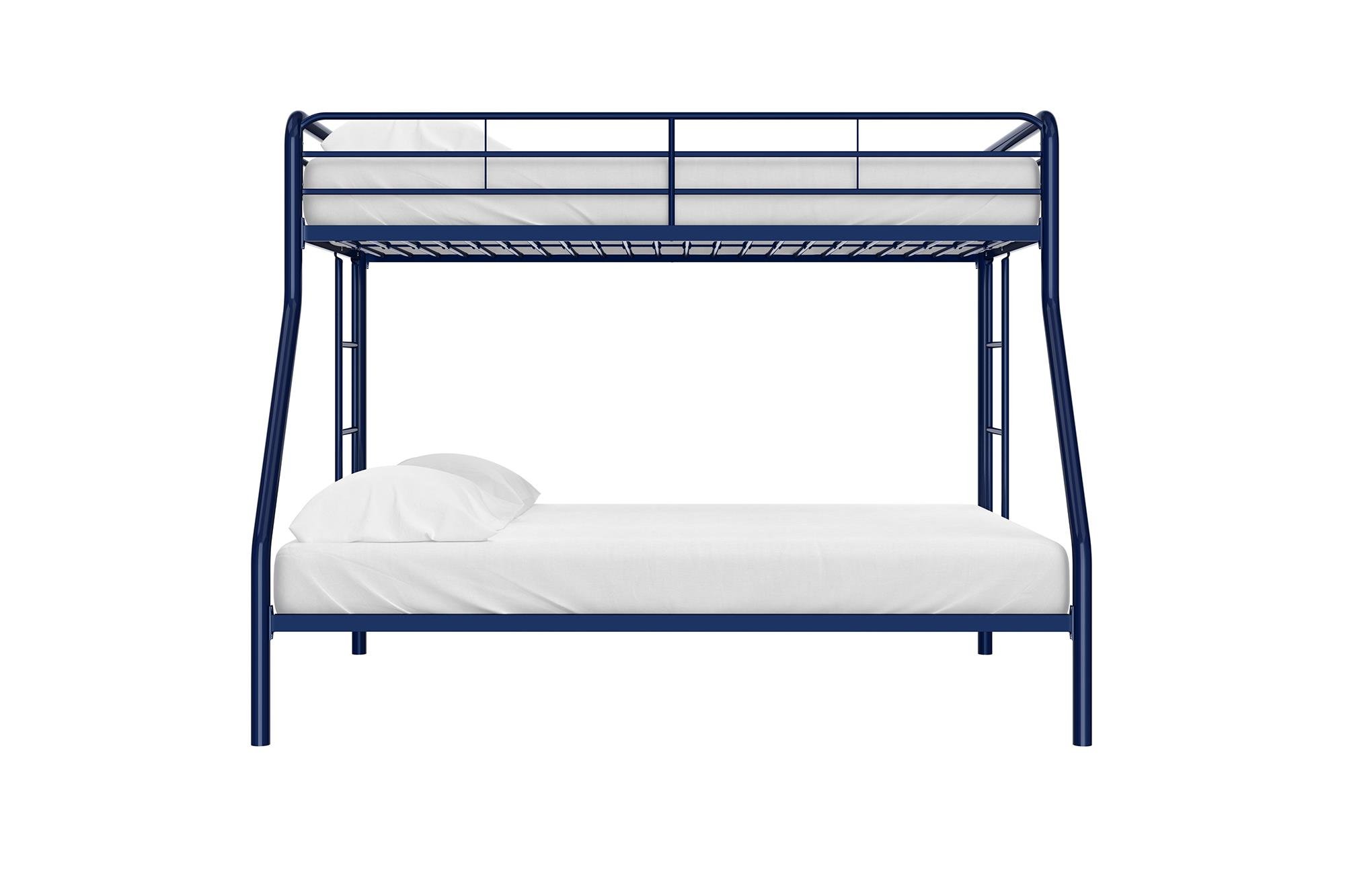 DHP TwinOverFull Bunk Bed with Metal Frame and Ladder, SpaceSaving