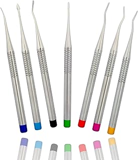 AAProTools 7 Pc Premium Dental Elevator Proximators Orthodontic Pdl Luxating Root Elevator Periotome Luxation for Tooth Extraction Extracting DN-444
