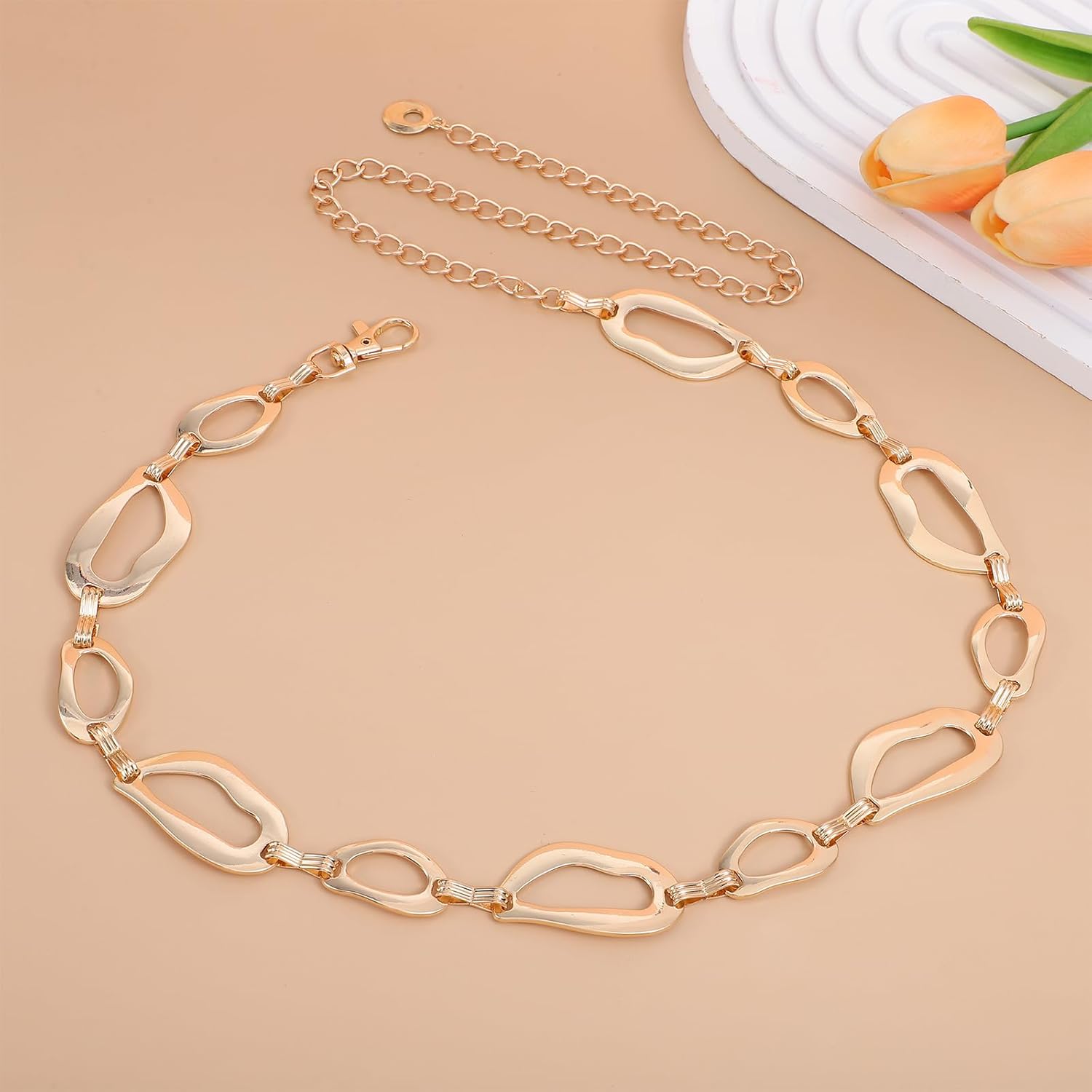 Chain Belt for Women Metal Waist Chain Fashion Multilayer Chains Belts for Dress Jeans Country Concert Outfit - Image 5