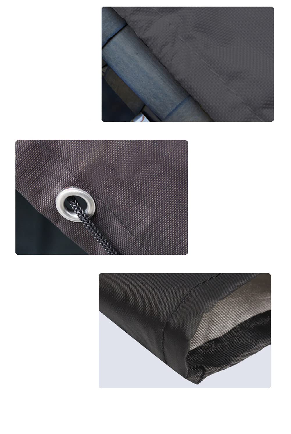 BASHI Copertura per mobili da giardino, rettangolare, impermeabile, in tessuto Oxford resistente, per mobili quadrati