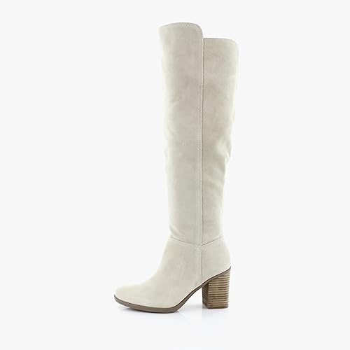 Miniatura 2 de Naturalizer Botas por encima de la rodilla Kyrie repelente al agua para mujer, Gamuza Porcelana