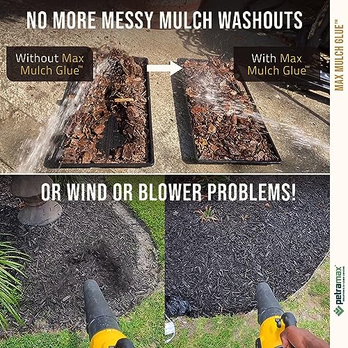 PetraTools Max Mulch Glue for Landscaping Concentrate Covers (150300
