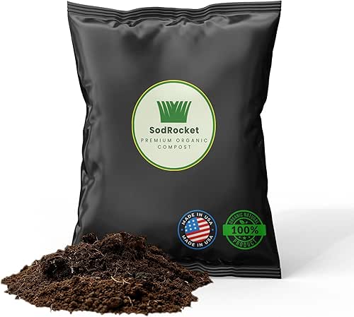 SodRocket Premium Organic Compost Mix - Organic Soil Builder &