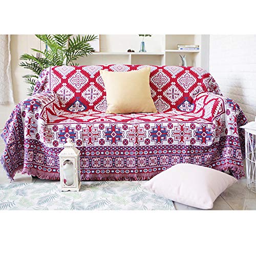 Jeté de canapé réversible 90x240 couverture chaude camping et lit - 4