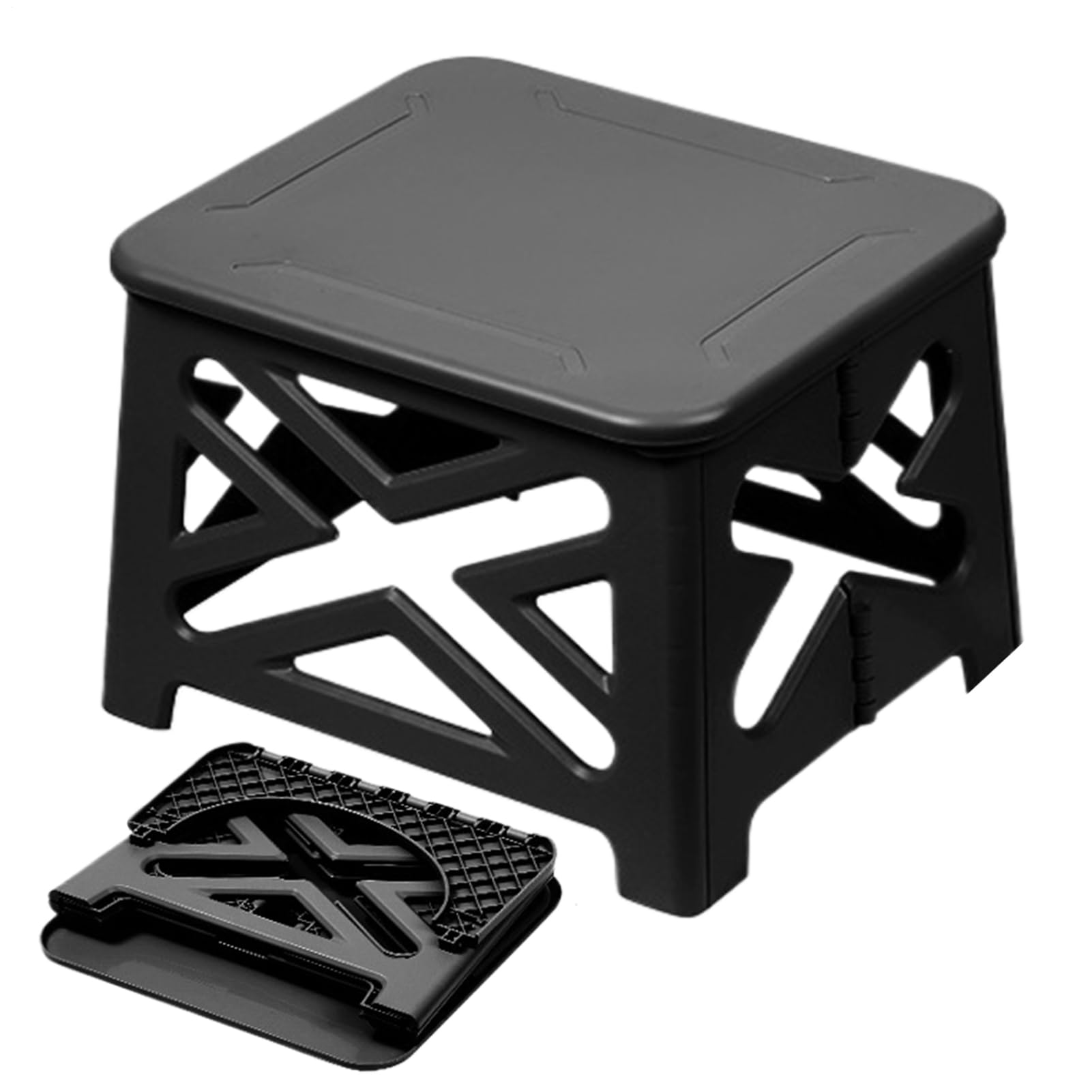 Tabouret de camping et toilettes portables robustes avec couvercle étanche