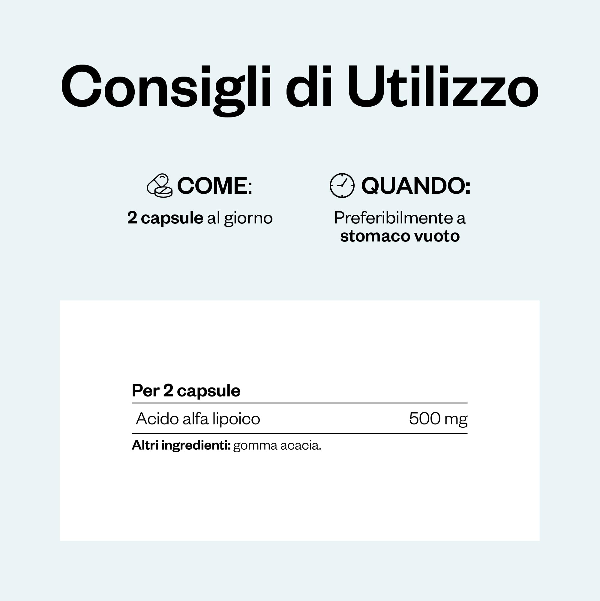 Acido alfa lipoico - Antiossidante - Antinfiammatorio - Antietà - Forme R e S in quantità uguali - Potenzia le vitamine C ed E - Vegano - Supersmart