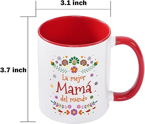 Miniatura 7 de Cabtnca La Mejor Mama Del Mundo, regalos para mamá en español, taza de café para mamá, regalo para mamá, regalos de Navidad para el día de la madre