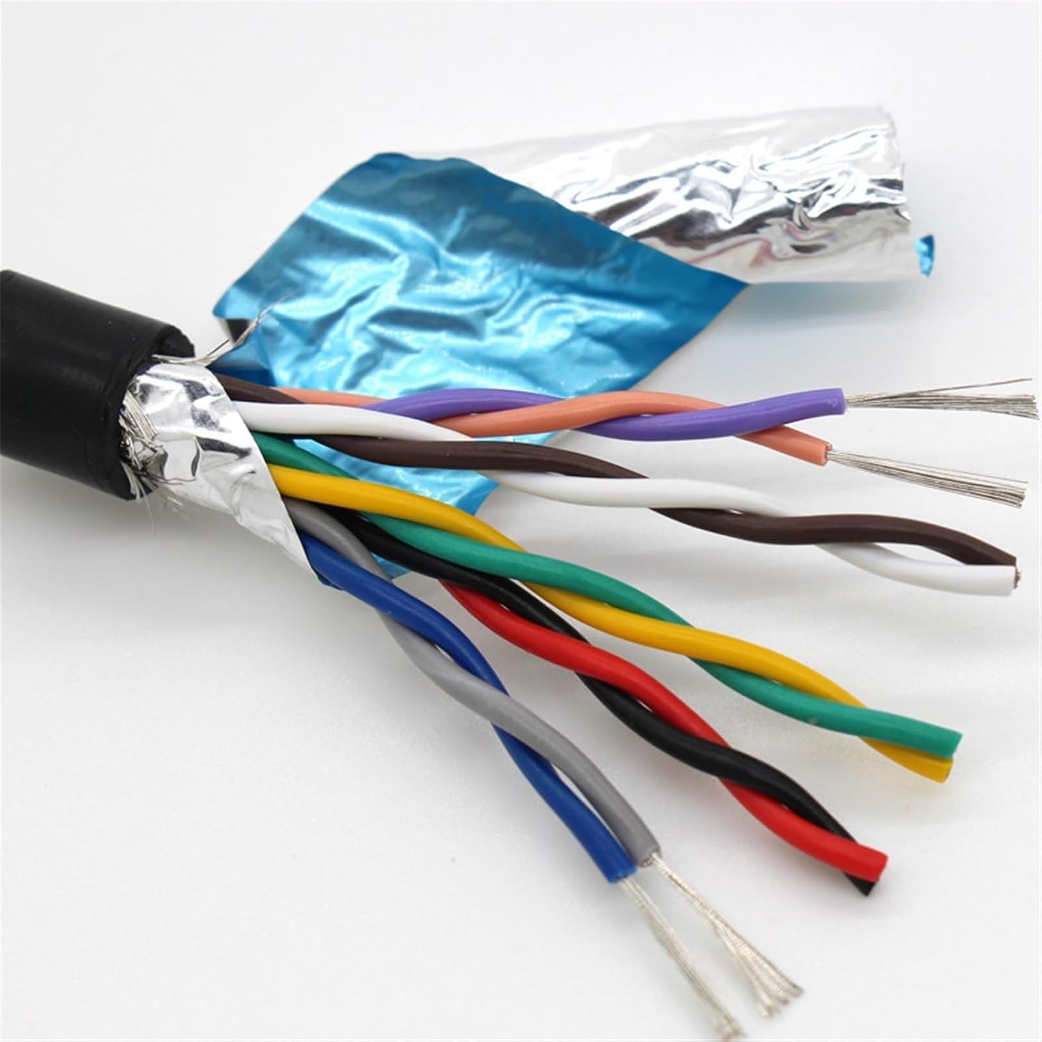 Ekranowany kabel ze skrętką RVSP z czystej miedzi