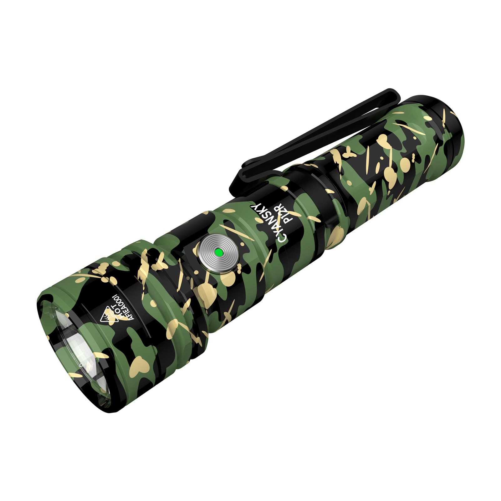 CYANSKY Linterna recargable, súper brillante, linternas de alto lúmenes, pequeñas linternas EDC para emergencias, luz de flash impermeable IP68 para camping, senderismo, al aire libre, hogar (bosque)