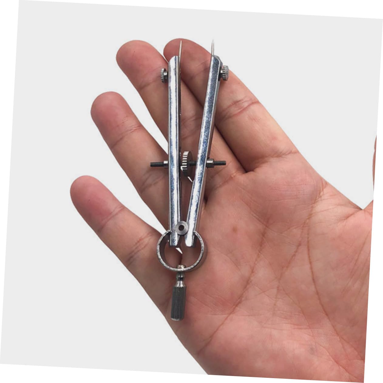TEHAUX 5 Pièces Glyphe de la preuve de dessin circulaire Ajustable boussole pour les mathématiques compas scolaire compas de charpentier boussole pour les étudiants boussole pour dessiner