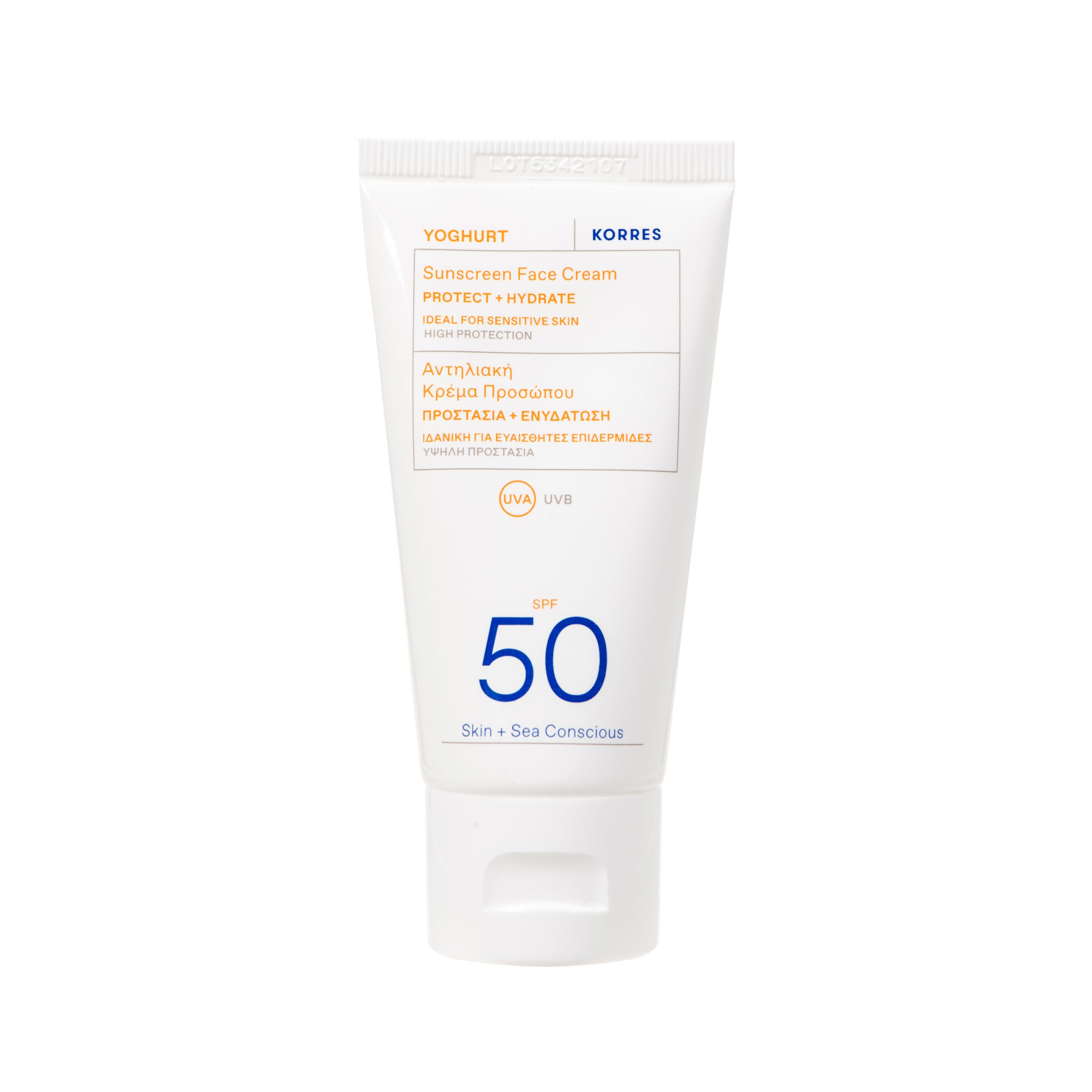 Korres Sun Care Yoghurt Sunscreen Face Cream Spf50 50Ml