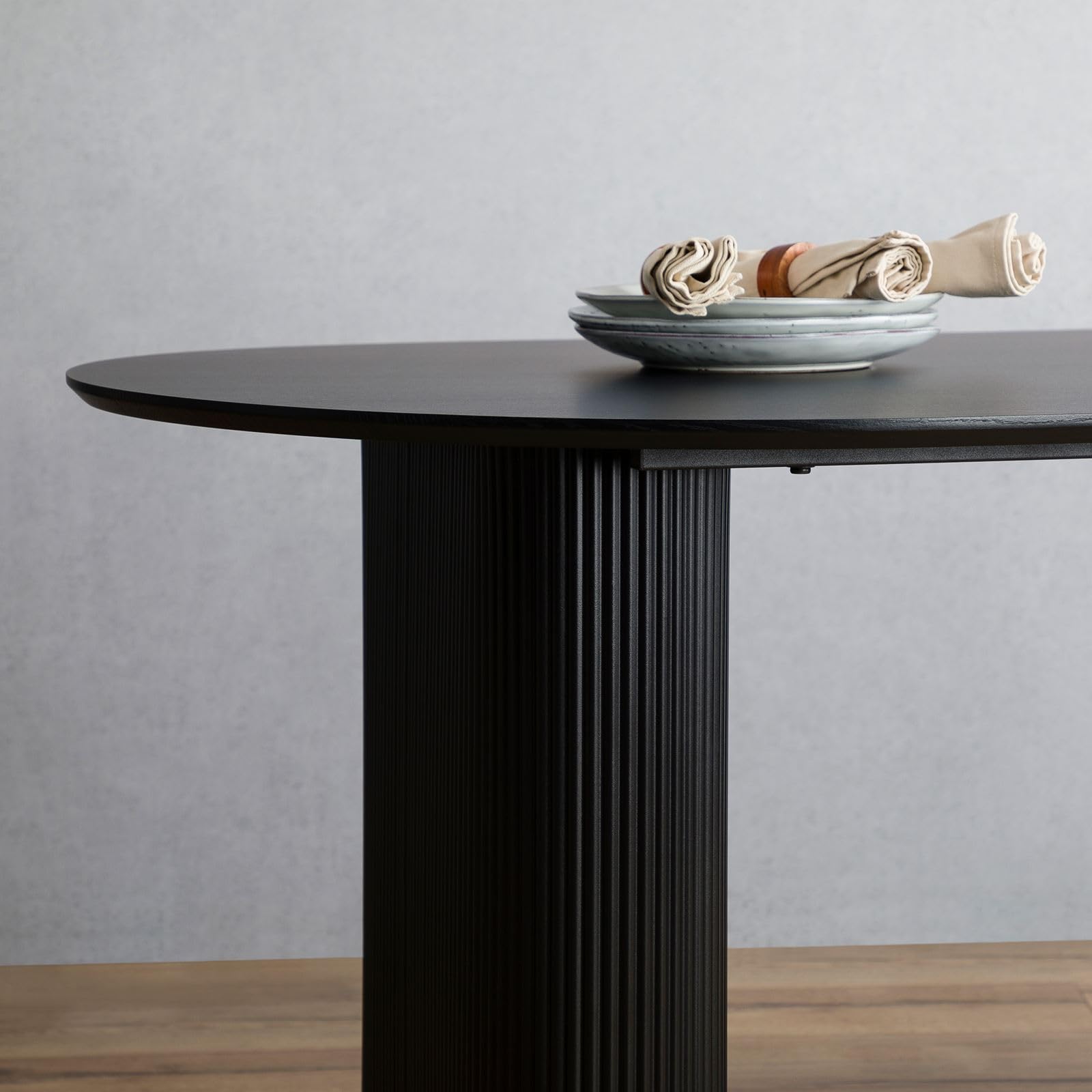Dressoir Kingston 160 cm - Zwart van BY-OLAF kopen