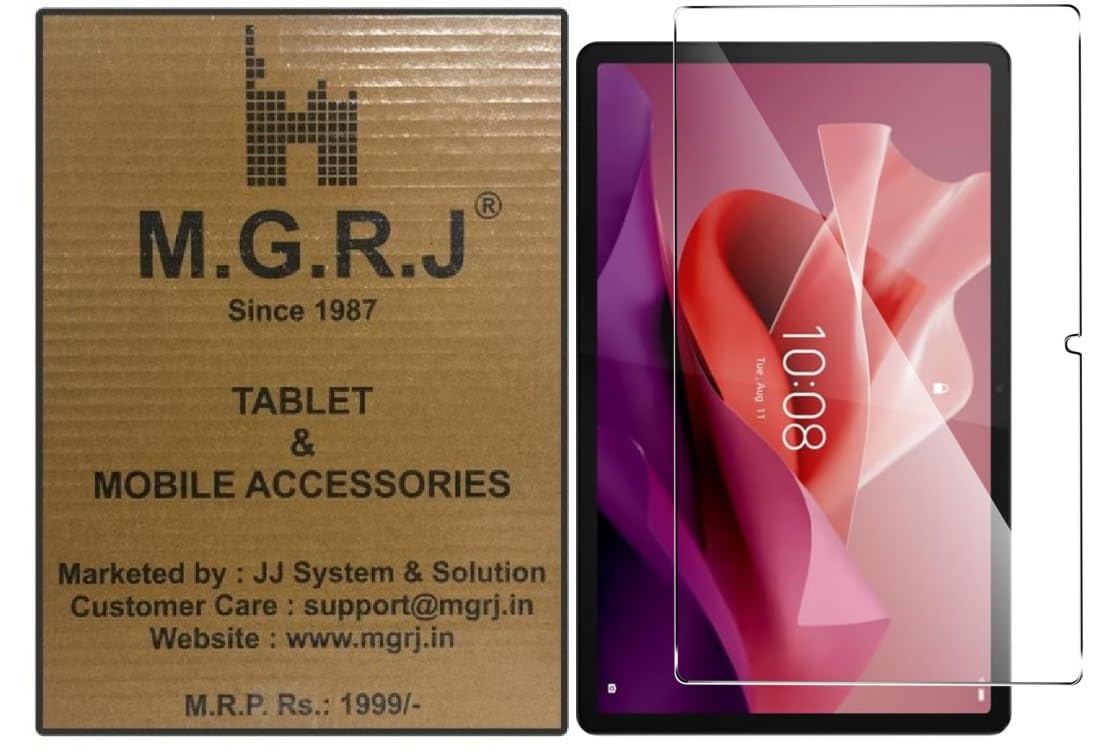 M.G.R.J® Tempered Glass Screen Protector for Lenovo Tab P12 (12.7 inch) (Pack of 1) (B0CP25ZF1D) Amazon Price History, Amazon Price Tracker
