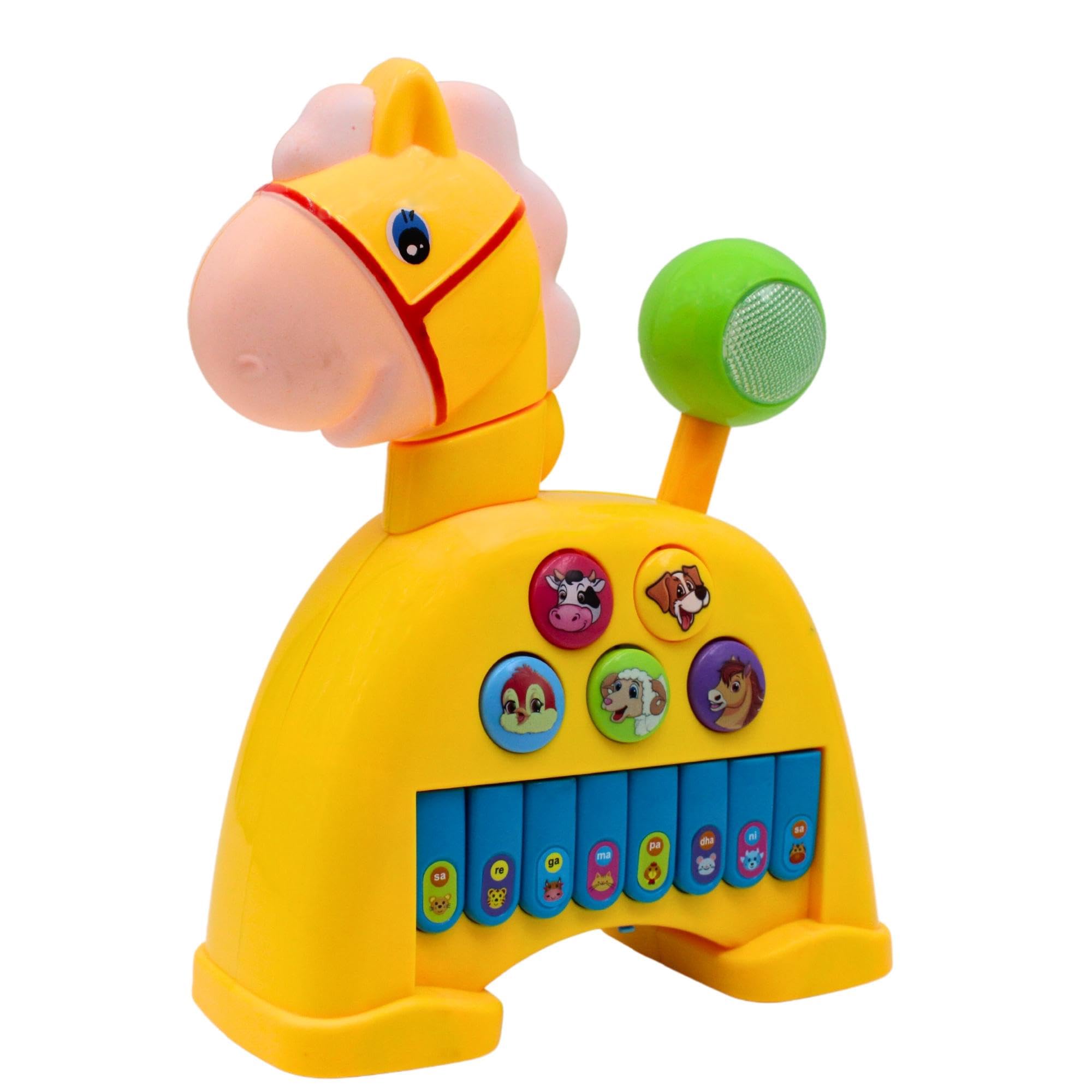 APPSTER Musical Piano with 4 Modes Animal Sounds, Flashing Lights, Spinning Wheel, Moving Tail, Twisted Head & Wonderful Music Toy Game for Kids (Horse) (B0CHYSB2CD) Amazon Price History, Amazon Price Tracker