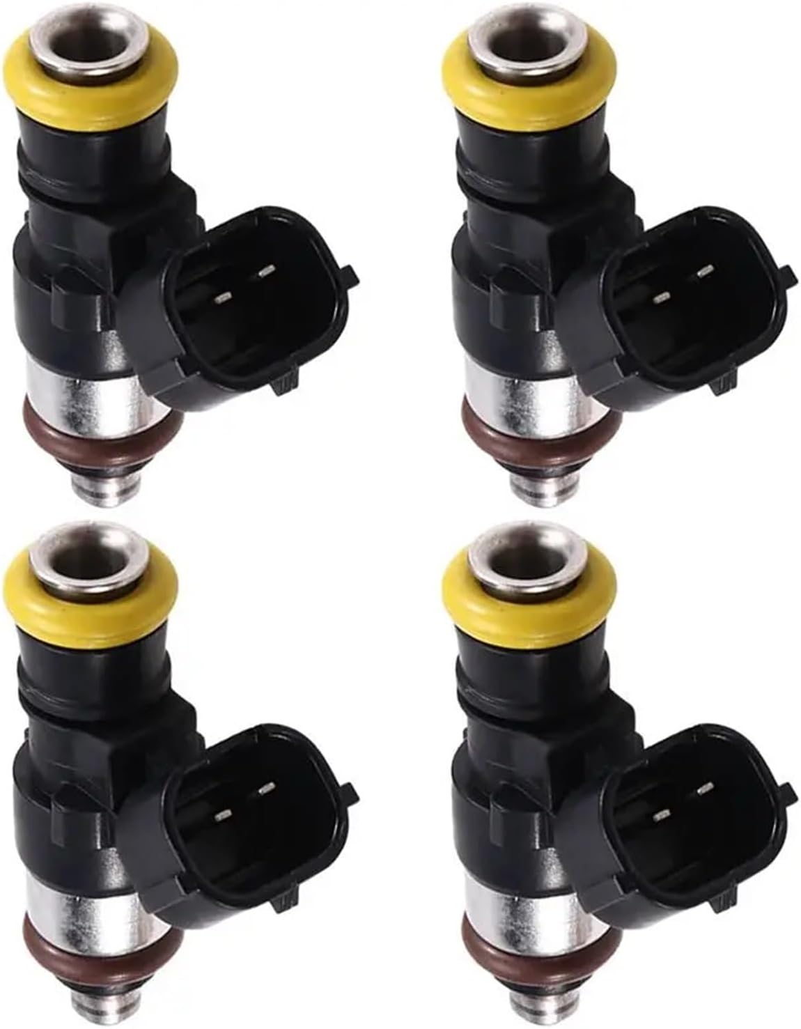 Ecofuel Compatible 4Pcs Fuel Injectors 03C906039A 03C906039B 0280158831 VW 1.0-2.0 Engine Systems-T48C