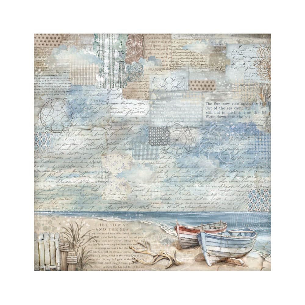 Tissu Créatif Stamperia Pour Scrapbooking - 4 Pièces - Polyester, Lavable, Couture à La Main Ou Machine - Collection Master Of Magic - 12