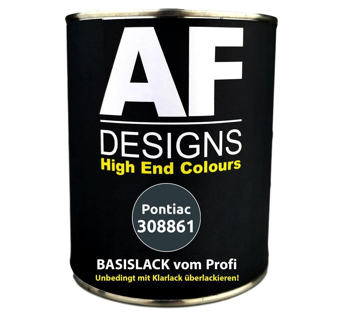 Alex Flittner Designs Peinture de voiture pour Pontiac 308861 Dark Huron Blue métallisée prête à l'emploi 1 l
