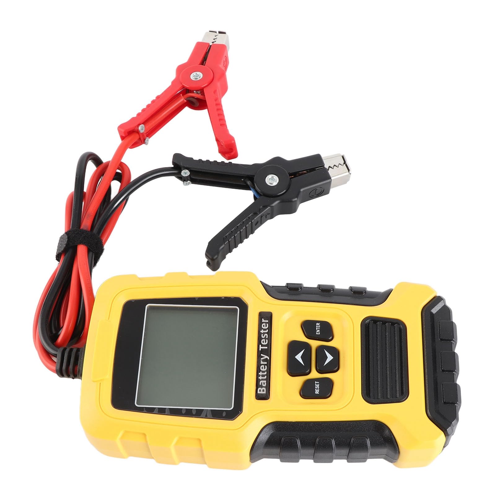 SIXRUN Tester Batteria per Auto, Dispositivo di Test Batteria con Tecnologia di Conduttanza per Batterie 12V 24V, Display Digitale Controllo Resistenza Interna Tensione Rapida per Tecnici di Auto e