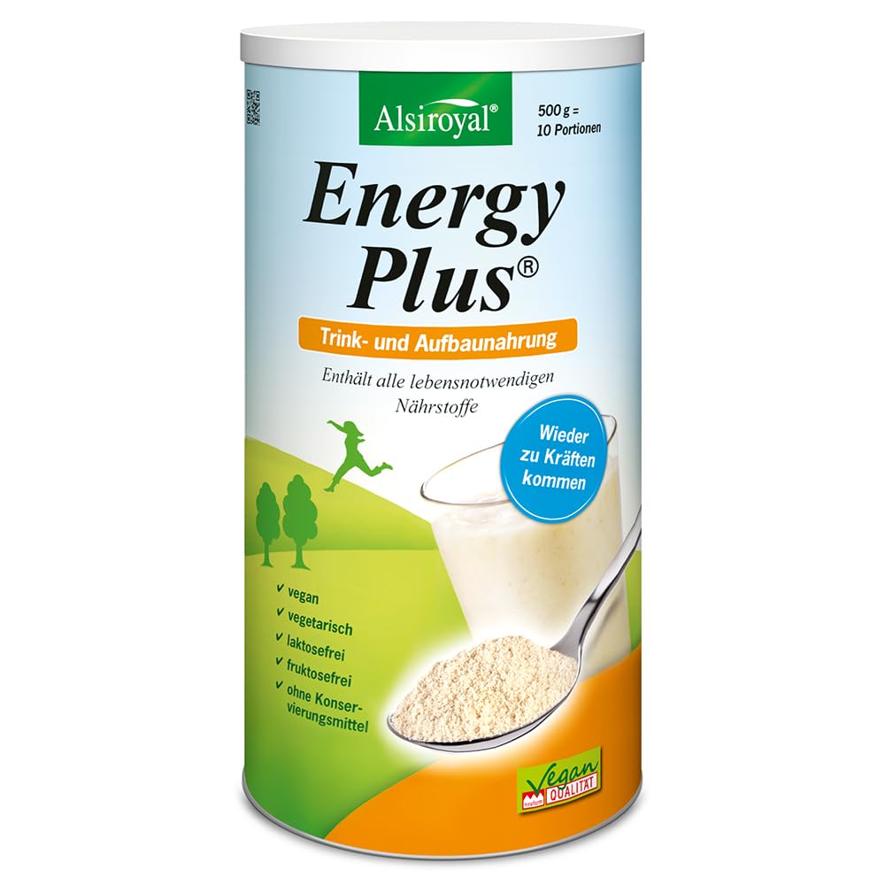 Alsiroyal EnergyPlus - Hochkalorische Trink- & Aufbaunahrung - Individuelle Zubereitung – süß/salzig und flüssig/fest zuzubereiten - ergänzende/ausschließliche Ernährung