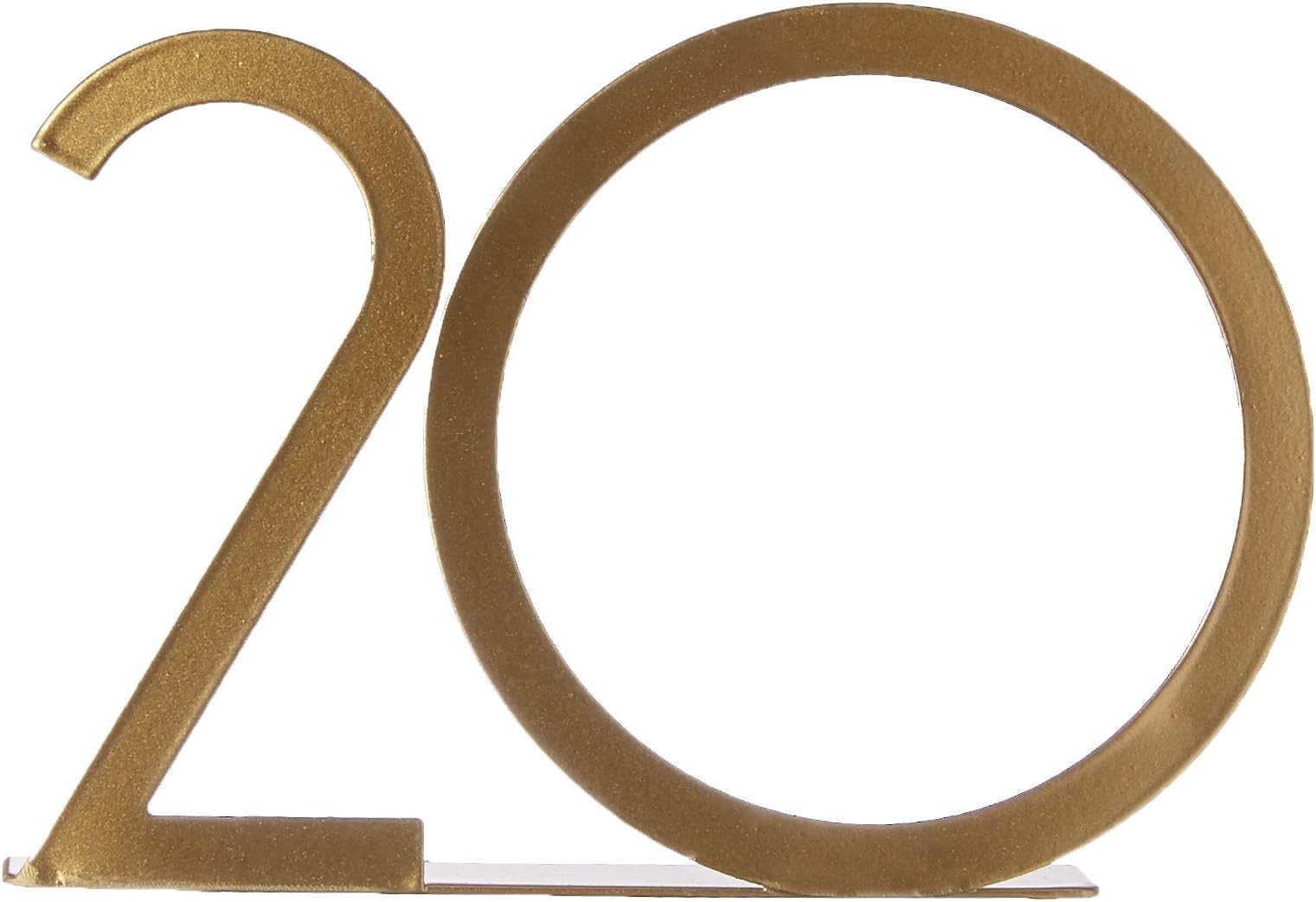 David Tutera 30039322 Table Numbers, Gold Metal