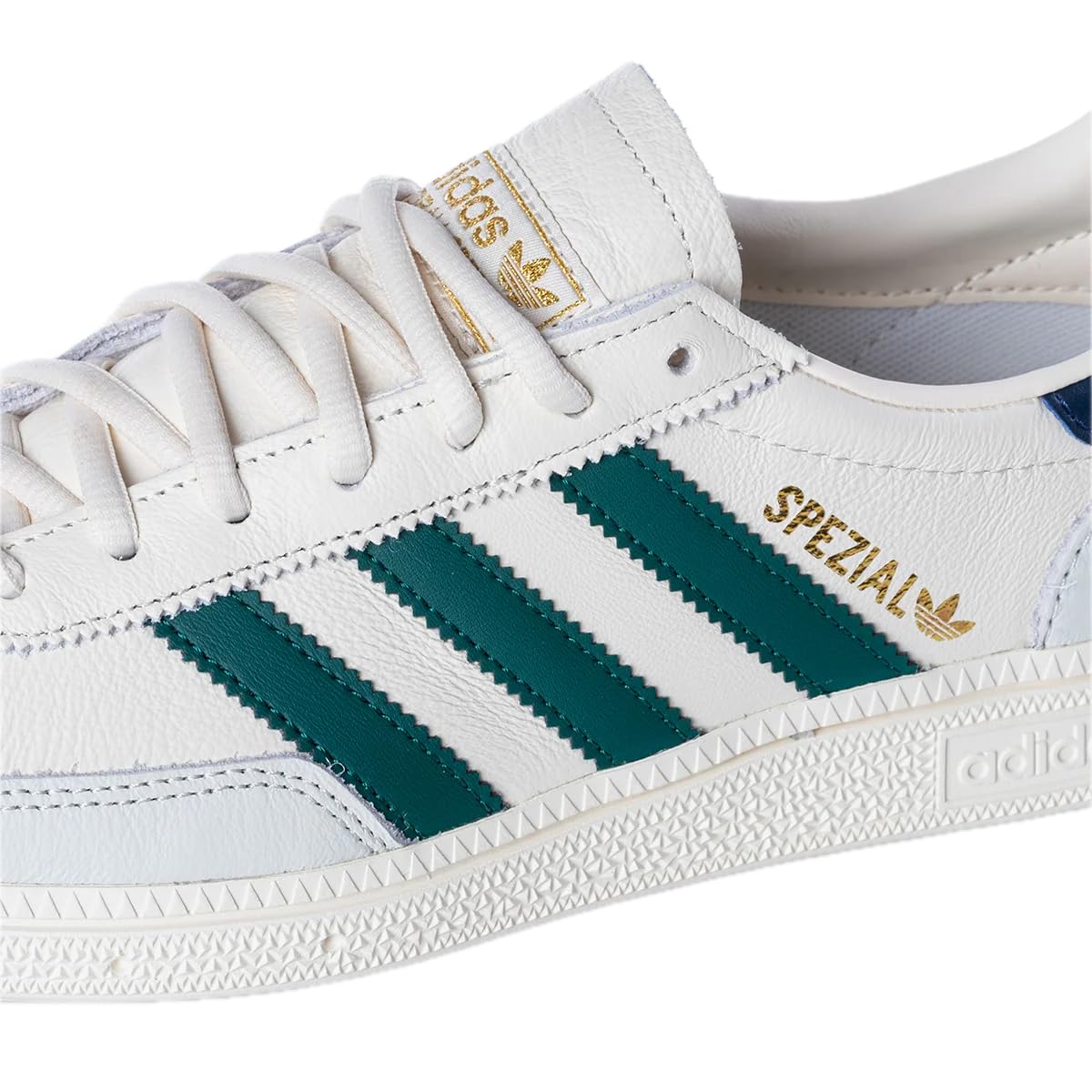 Adidas Scarpe Handball Spezial Bianco E Verde (Sistema Taglie Calzature EU, Adulto, Numero, Media, 42)
