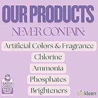 Vista 6 de Biokleen Detergente natural para ropa, 300 cargas HE, líquido, ecológico, a base de plantas, sin fragancia artificial, colores ni conservantes
