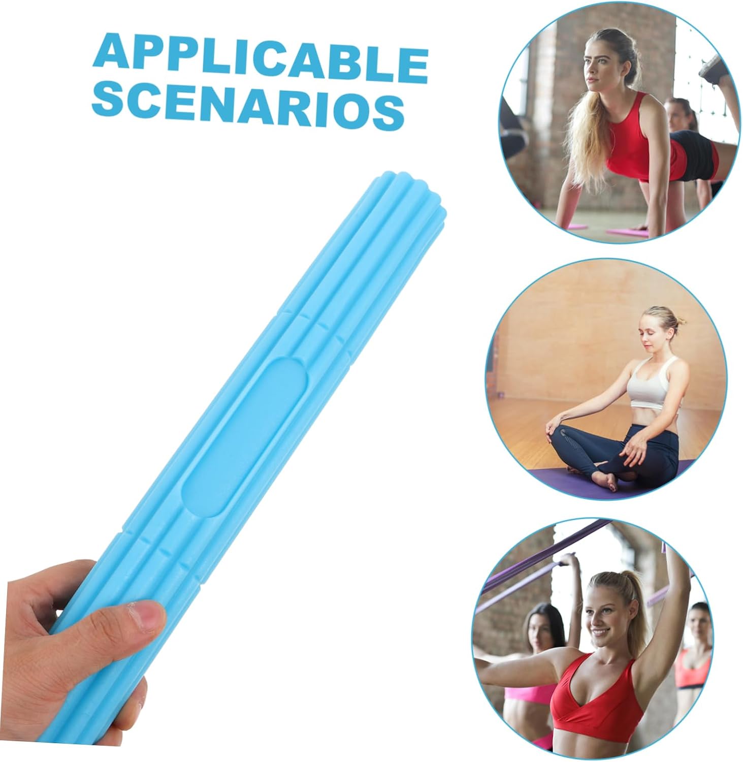YARNOW Tennis Elbow Therapy Bar for Relief Grip Strength Multifunctional Fitness Twist Arm Resistance Bar for Home Office Use for Arm Strengthening Relaxation