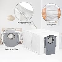 Vista 9 de Juego de accesorios de repuesto para Roborock Q Revo para robot aspirador Roborock P10, cepillo principal, paño de trapeador, bolsa para polvo