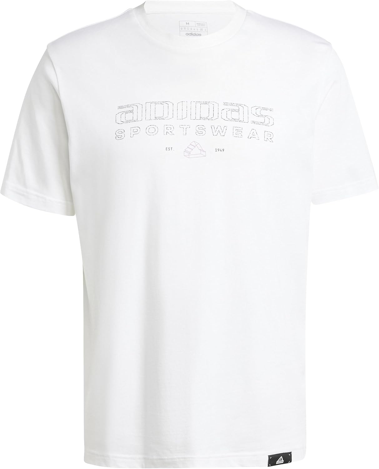 Adidas Tech Linear Graphic Tee Men's Short-Sleeved Graphic T-Shirt