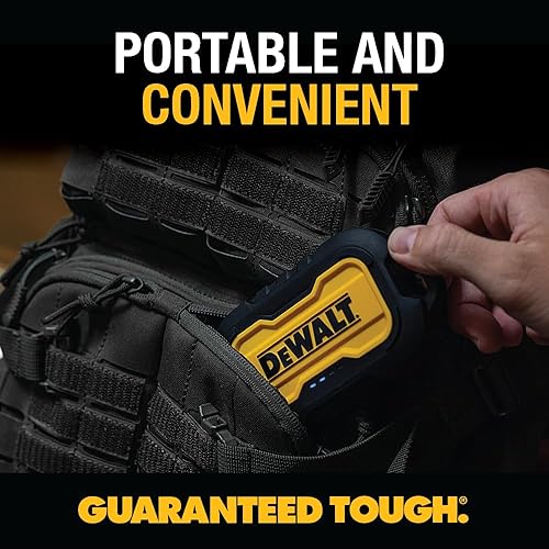 Miniatura 2 de DEWALT Cargador portátil resistente, batería de 10,000 mAh con puerto USB-C para iPhone 1616 Plus16 Pro16 Pro Max, iPhone 151413, Samsung Galaxy