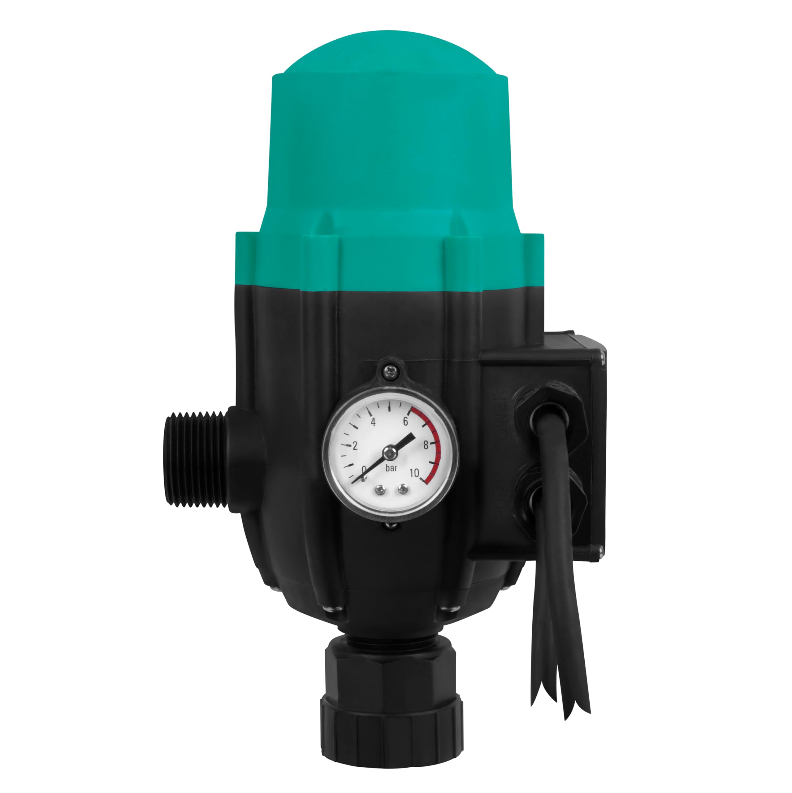 VONROC Gartenpumpe selbstansaugend - Automatische Wasserpumpe 800W, 3300l/h, 4bar - Hydrophorpumpe mit Druckschalter – Trockenlaufschutzmit - Zur Bewässerung des Gartens/Rasens