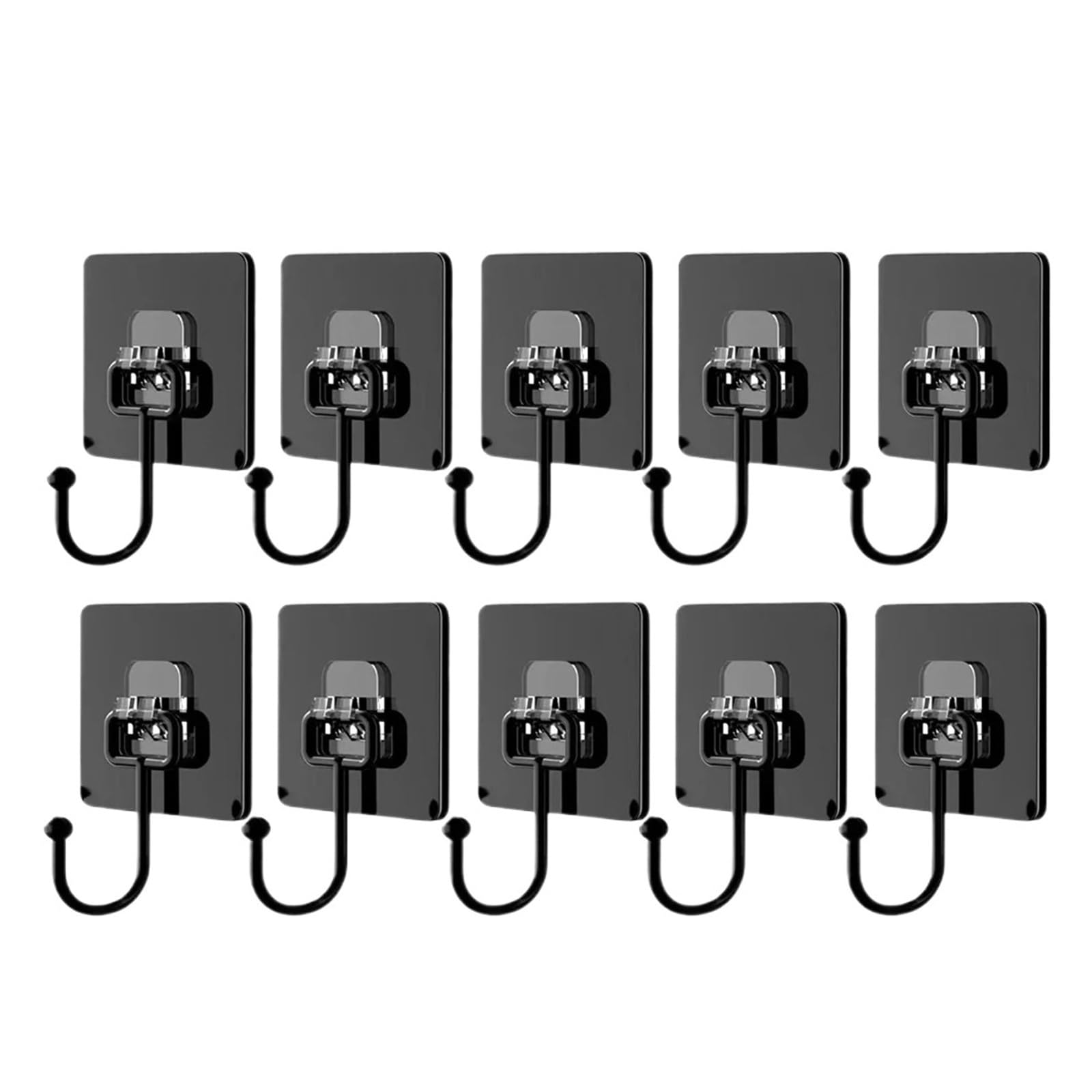 ZGUOUZANTYE 2 Rotatable Self Adhesive Hooks For Wall Door Hanger