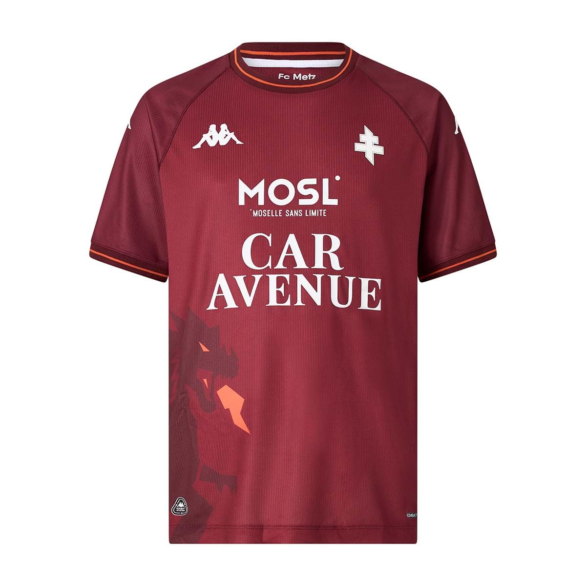 Maillot Kombat Home FC Metz Grenat Homme
