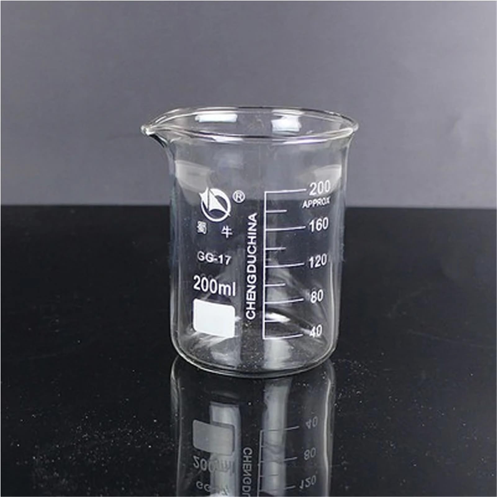 1 zestaw laboratoryjnych zlewki ze szkła borokrzemowego sprzęt laboratoryjny do eksperymentów chemicznych (2000 ml 1 sztuka)