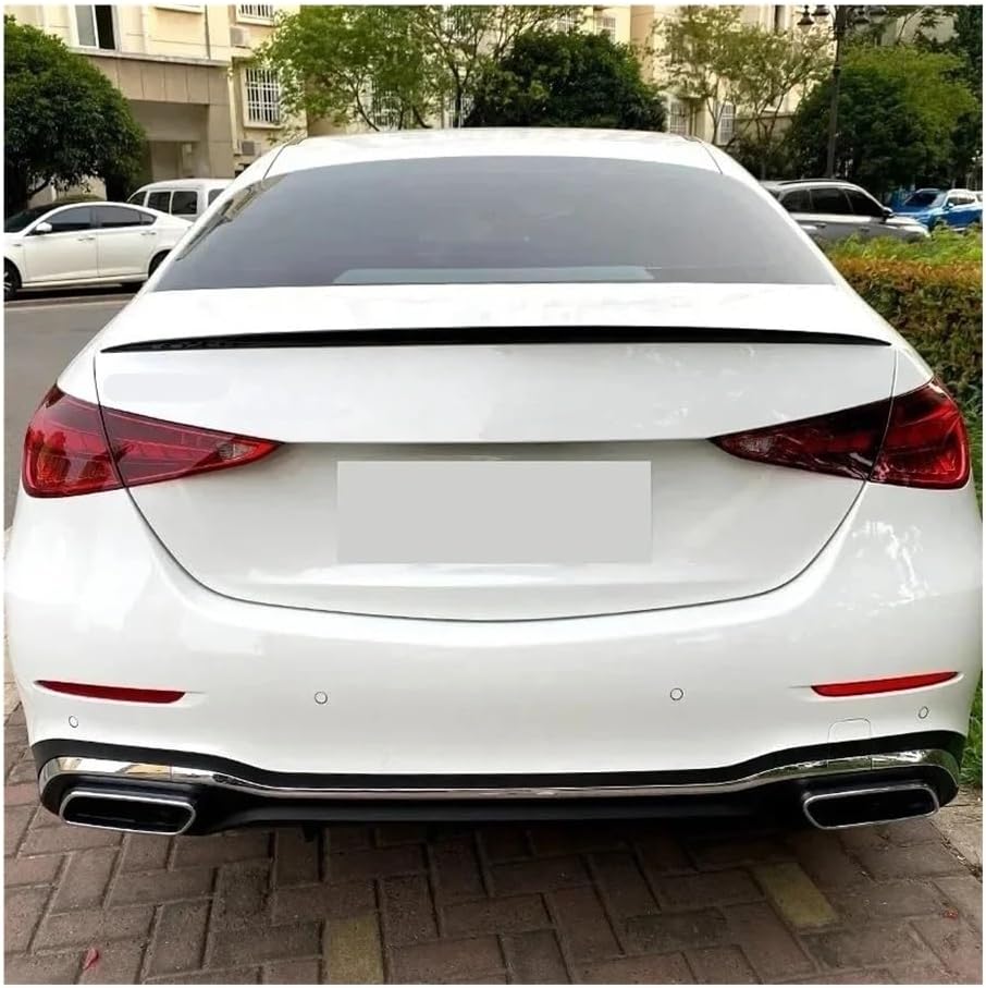 AMG Style Rear Sport Spoiler Wing Compatible for Mercedes Benz W206 C Class C200 C260 C300 2021-2023 Styling Auto Accessories Body Kit(Truck Bed Cap Black)