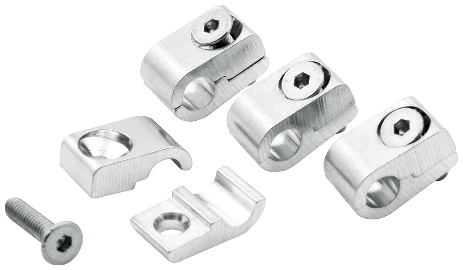 Allstar Performance ALL18300: Aluminum Line Clamps 3/16