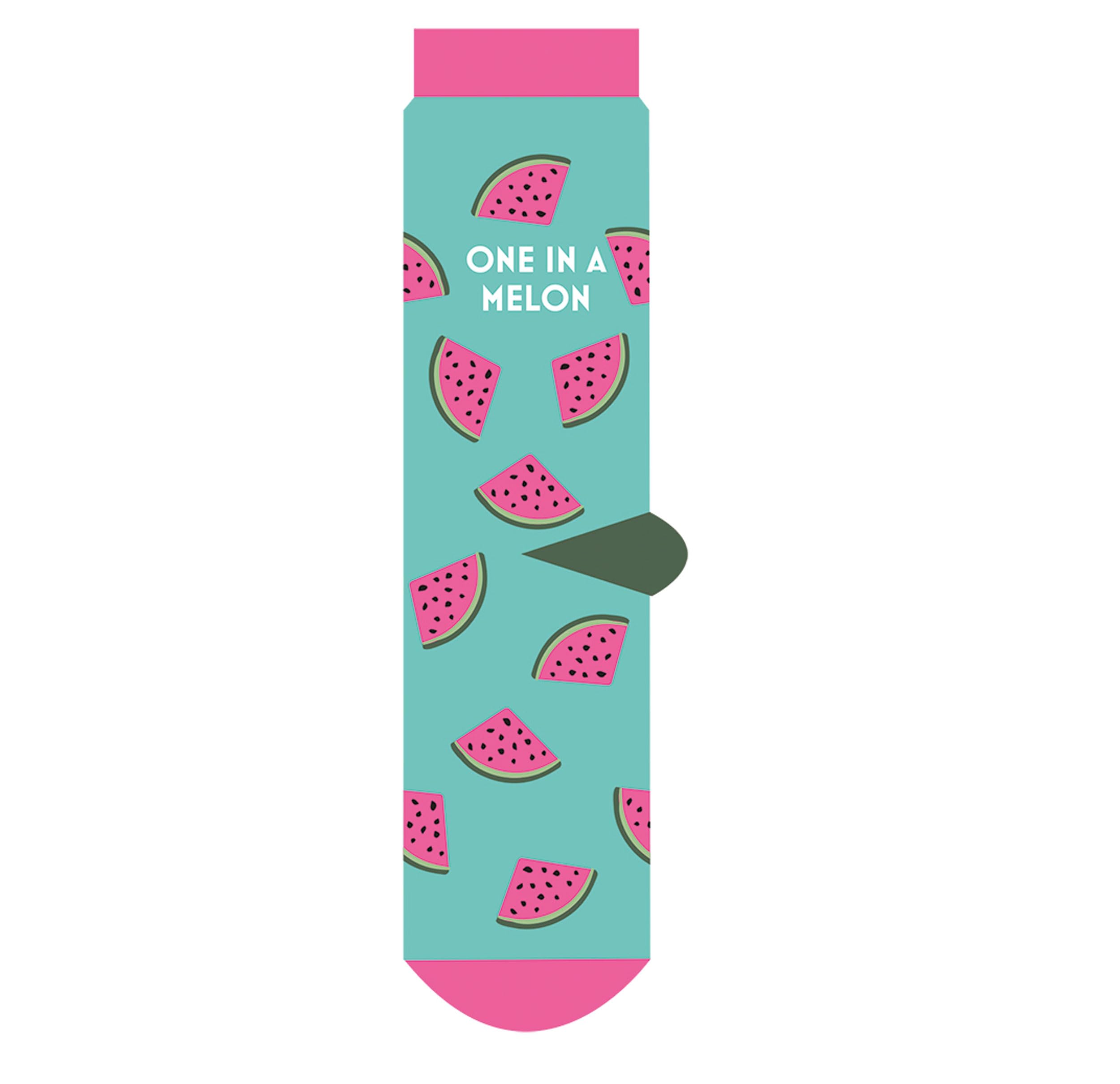 Otter House Socks - Mothers Day - One in a Melon Pattern (1 Pair)