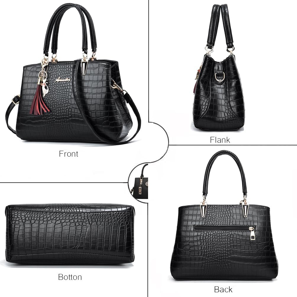 ALARION Womens Purses and Handbags Shoulder Bag Ladies Designer Satchel Messenger Tote Bag - Image 3