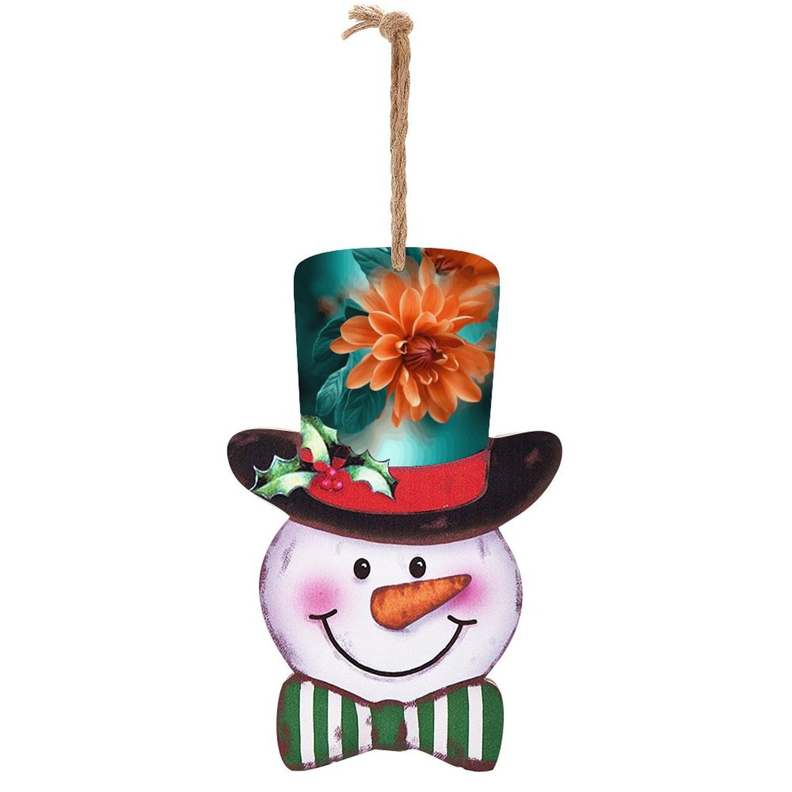Panneau de Noël à suspendre pour décoration murale salon et porte