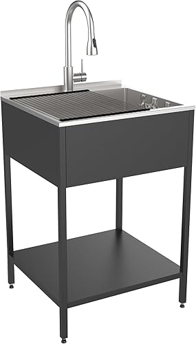 Transolid K-EWS-2422S-MB Kit todo en uno de 24 pulgadas de ancho x 22.1 pulgadas de profundidad x 35.2 pulgadas de alto para uso en interiores y