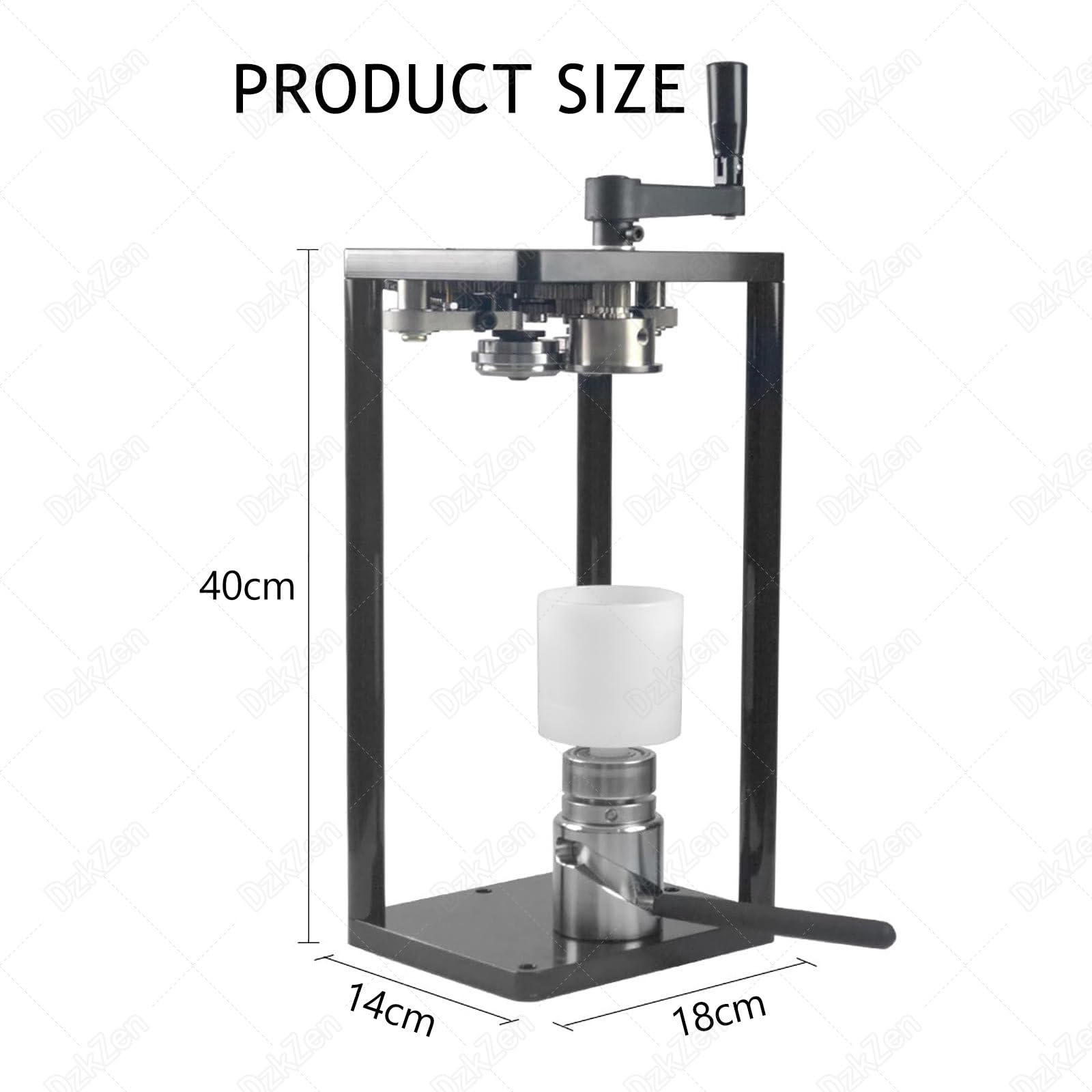 Scelleuse Manuelle De BoîTes De Conserve,Machine De Scellage sous Vide,avec 200 BoîTes Pet (en Option),Rouleaux Et Axes De Rotation en Acier Inoxydable pour Le Thé Au Lait Machine