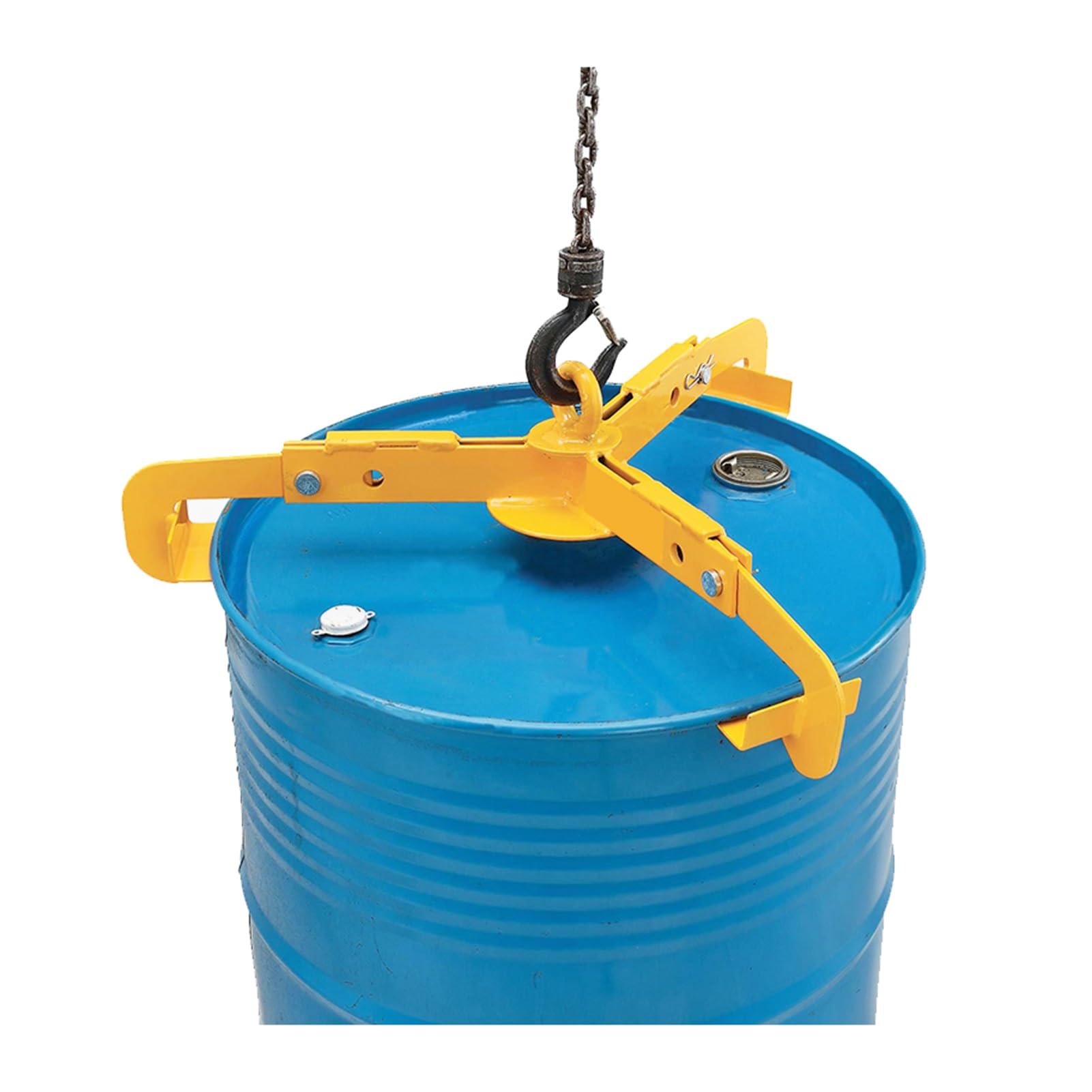 Vertical Drum Clamp Barrel,Material Transport Tool,Carbon Steel Oil Drum Lifting Clamp,High Load Capacity,for Overpack Drum Placement(DL550A)