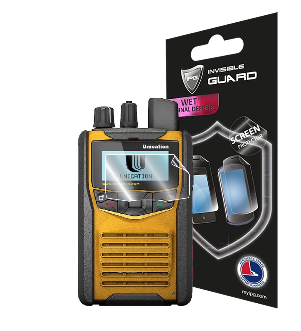 IPG For Unication G1 Voice Pager (2 Units) HydroGel Screen Protector Invisible Ultra HD Clear Film Anti Scratch Skin Guard - Smooth/Self-Healing/Bubble -Free for G1