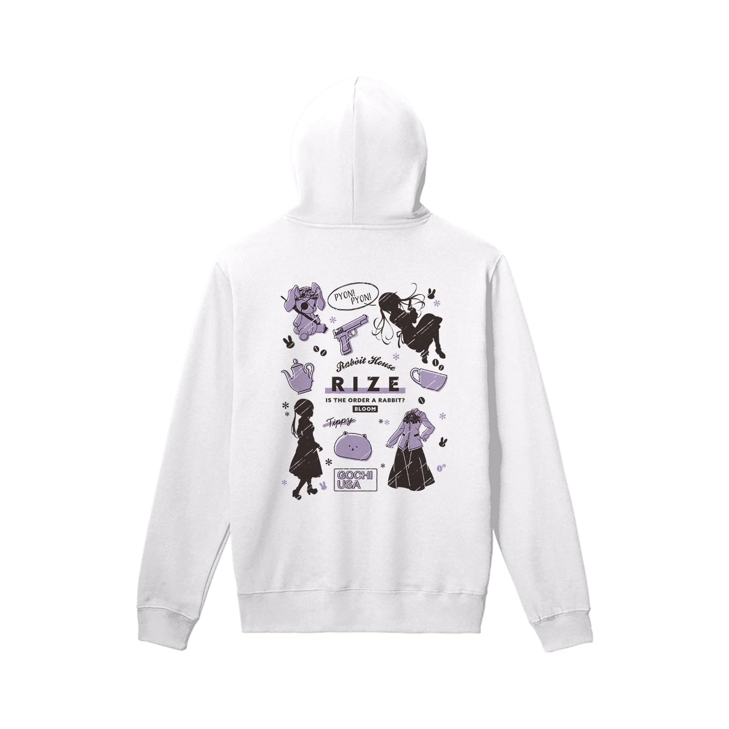 Amazon.co.jp: ご注文はうさぎですか? BLOOM リゼ Ani Sketch パーカー