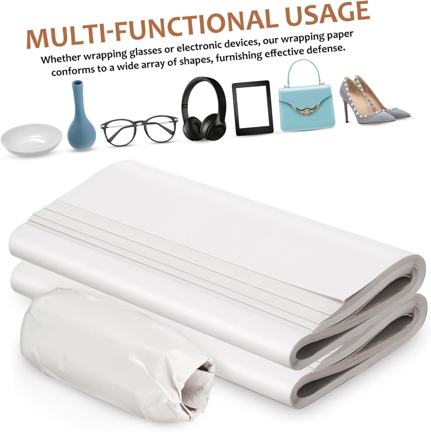 ULTECHNOVO 100sheets Newsprint Paper Moving Supplies Boxes Packing Paper Wrap Fragile Item Packing Material