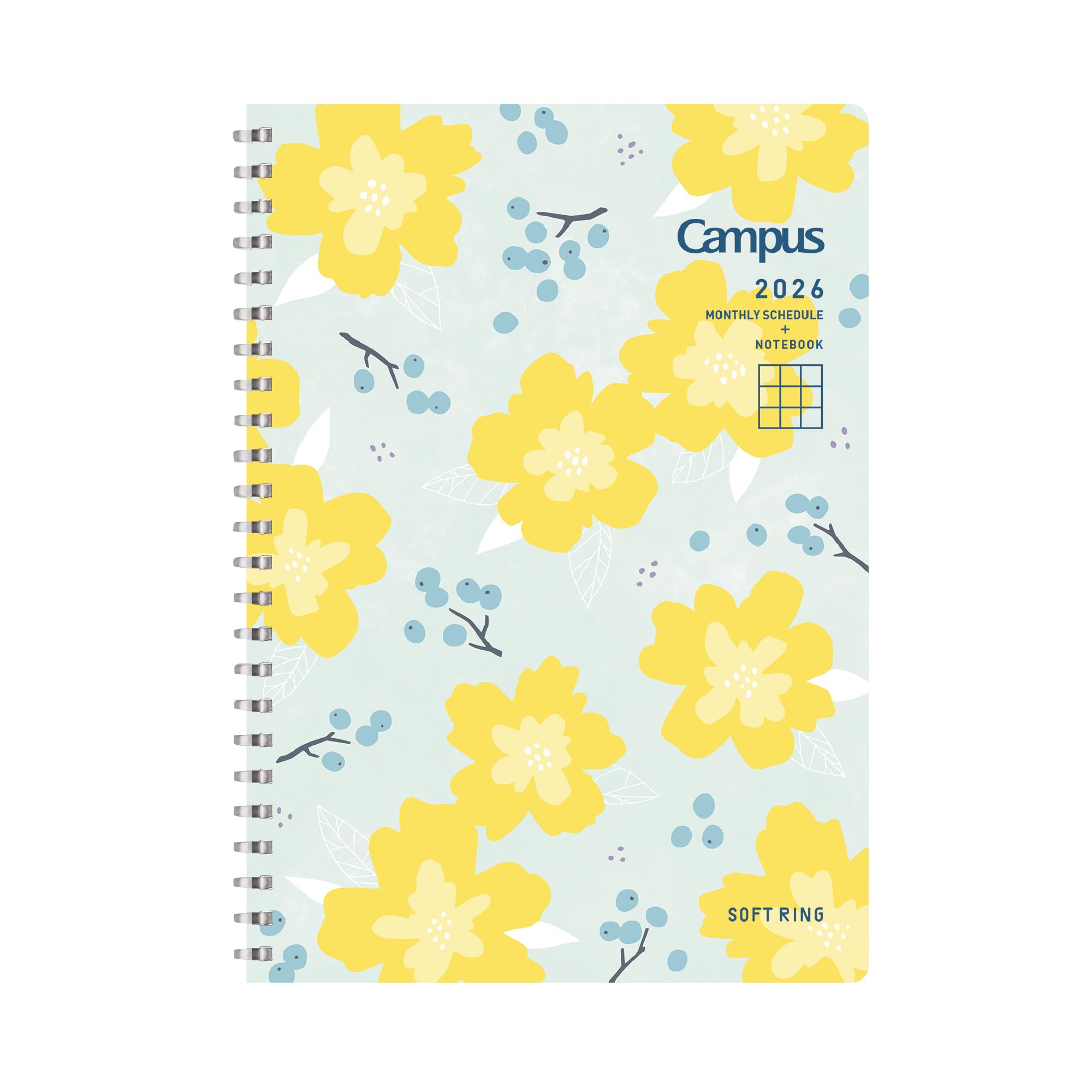 【新品・コード未使用】イヤーノート2026 Amazon.co.jp: コクヨ 手帳 2026 キャンパス ソフトリング