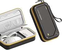 Vista 1 de Hagibis Electronic Organizer Traveling Case Bag EVA Hardshell PU Portable Carrying Pouch for Mouse, Charger, Cables, Power Bank, SD Cards, USB Flash