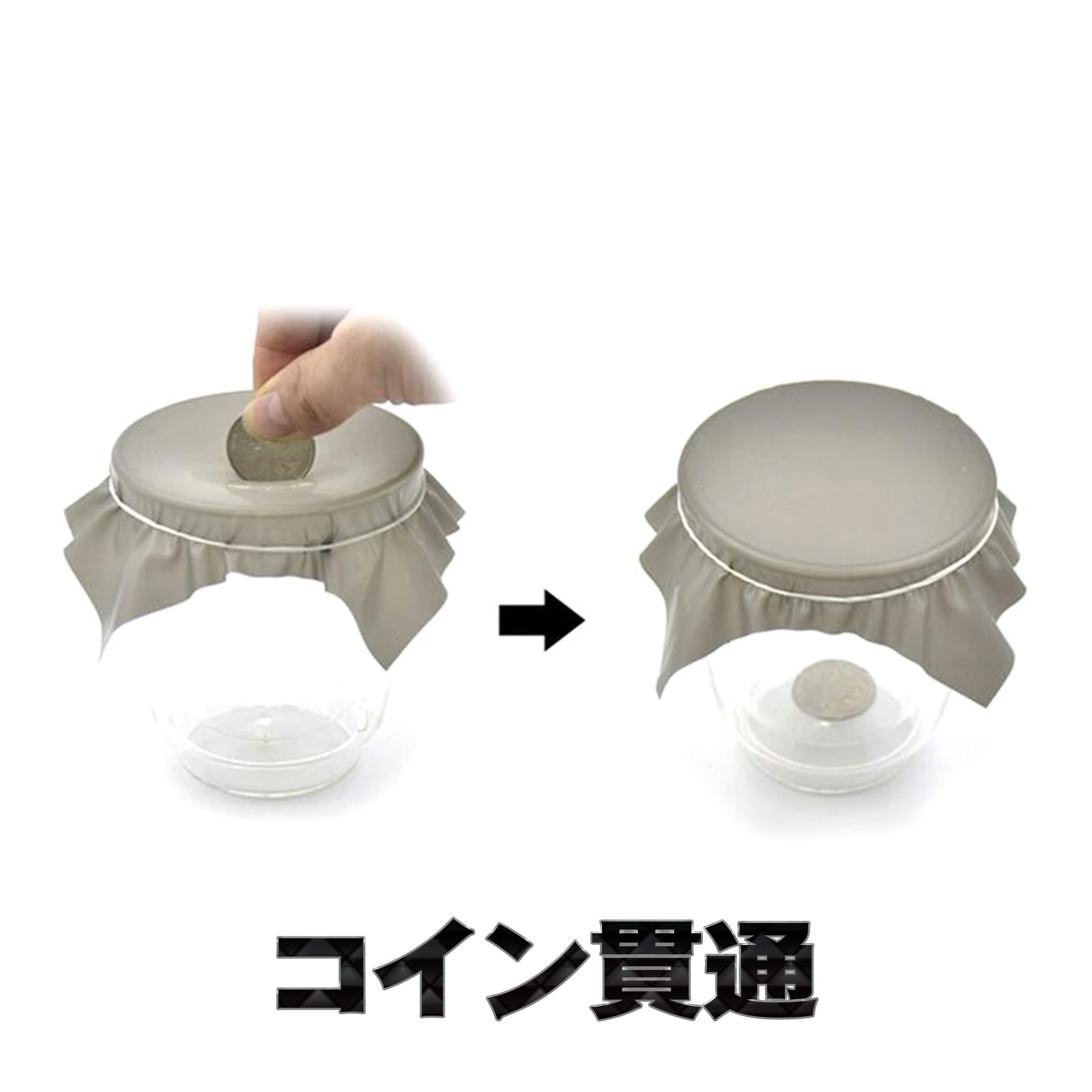 3イン1トリックコイン マジック手品 ミラクルスルーコイン（テンヨーマジック）