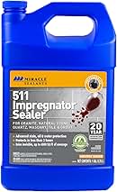 Miracle Sealants 511 Impregnator Advanced Penetrating Sealer for Countertops, Stone, Tile & Grout, Gallon